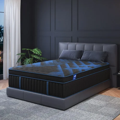 14" Gel Memory Foam Hybrid Pocket Spring Mattress Twin Full Queen King Bed Mattress In A Box, Medium Firm Motion Isolation