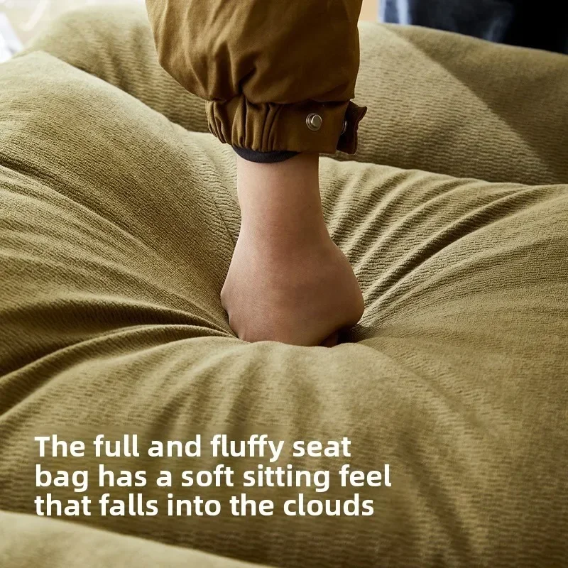 New rotating sofa chair, living room balcony fabric lazy sofa, adjustable backrest rotating leisure chair swivel chair - Image 4